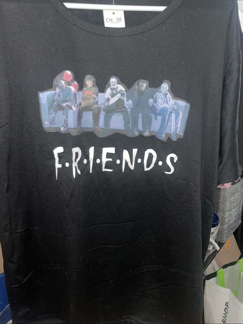Kids Black 'FRIENDS' Graphic Tee